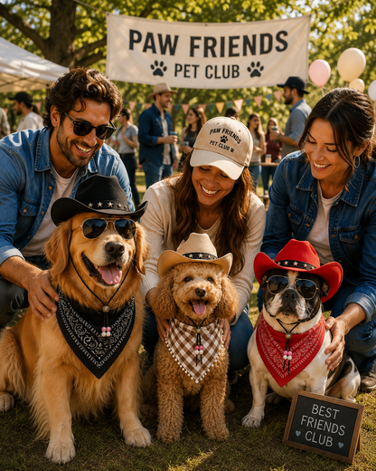 Adjustable Cowboy Hat for Dogs & Cats