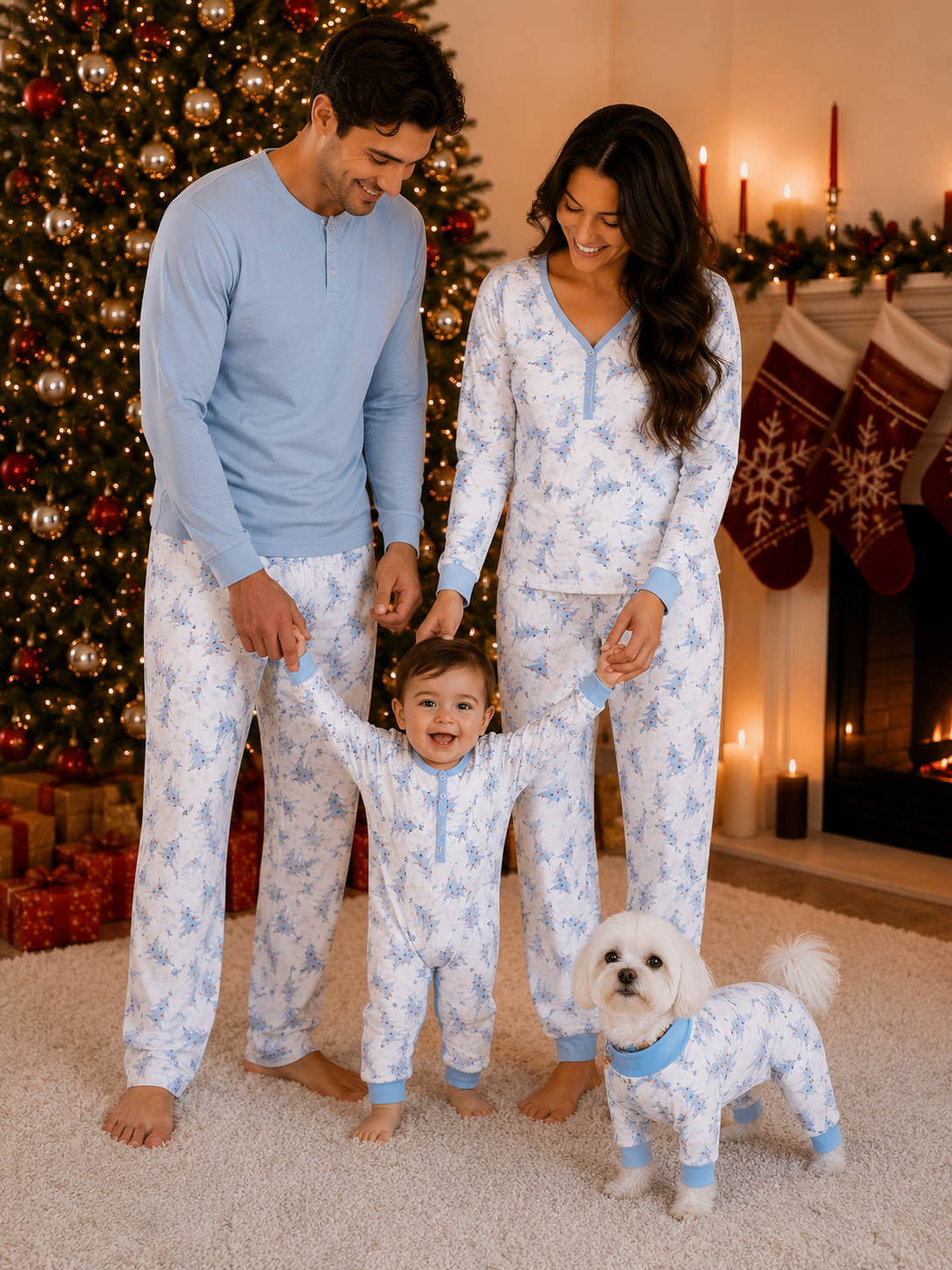 Tree Delight-Family Matching Christmas Pajamas