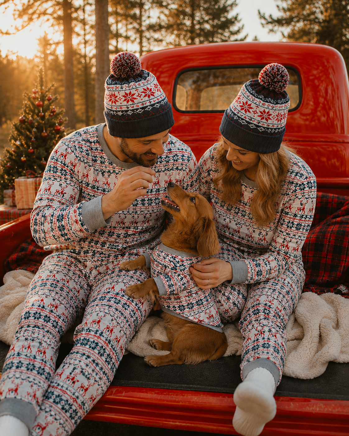 Snug Snowflakes-Family Matching Christmas Pajamas