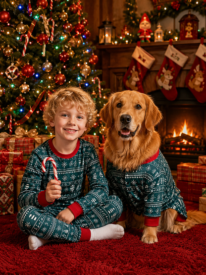 Christmas Crew-Family Matching Christmas Pajamas