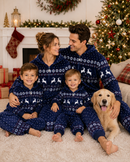 Blue Christmas Onesie-Family Matching Christmas Pajamas