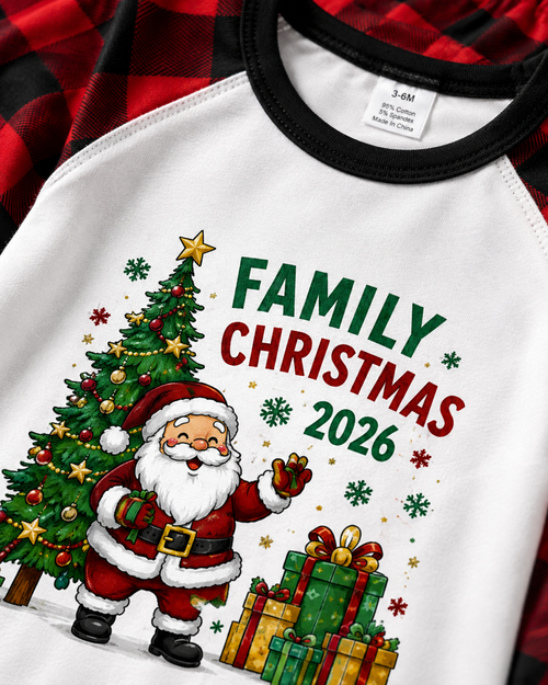 Santa’s Christmas Tree 2026 Family Pajamas