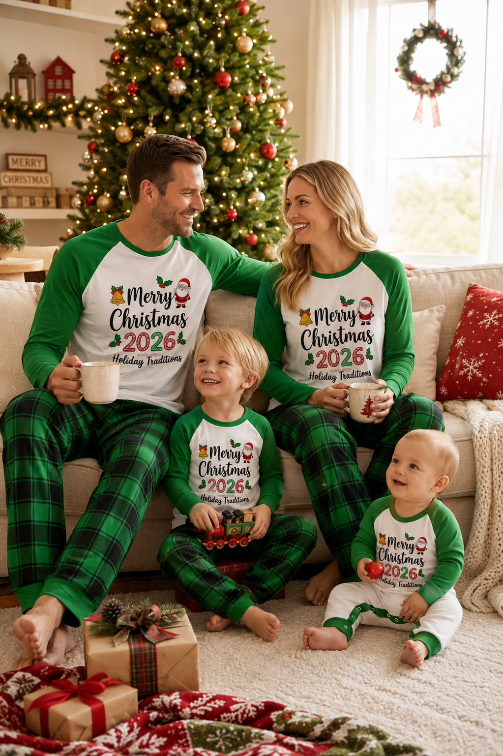 Merry Traditions 2026 Family Christmas Pajamas