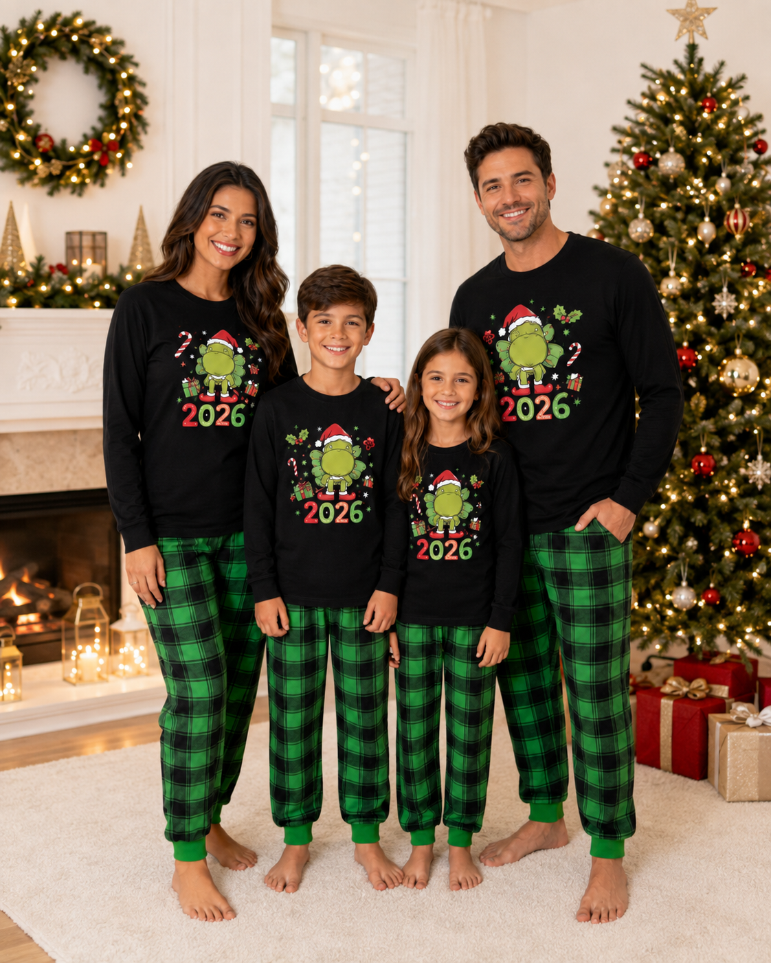 2026 Merry Mischief Family Matching Christmas Pajamas Set