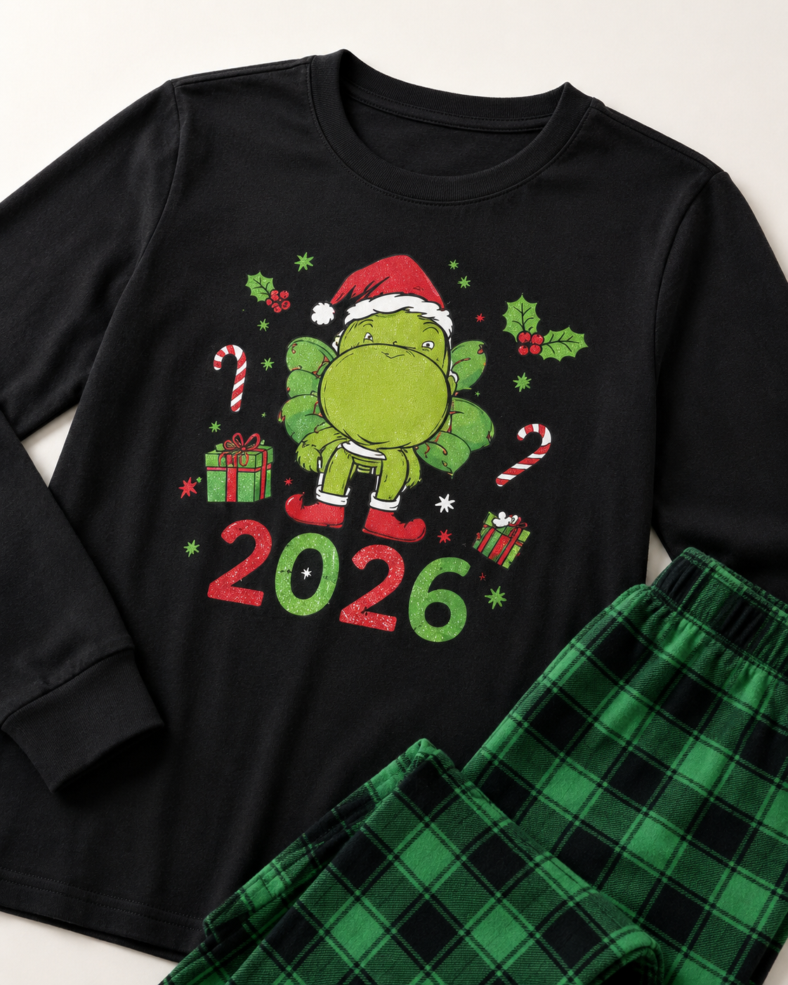 2026 Merry Mischief Family Matching Christmas Pajamas Set
