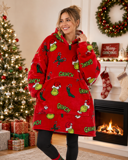 The Grinch Red Cozy Hoodie