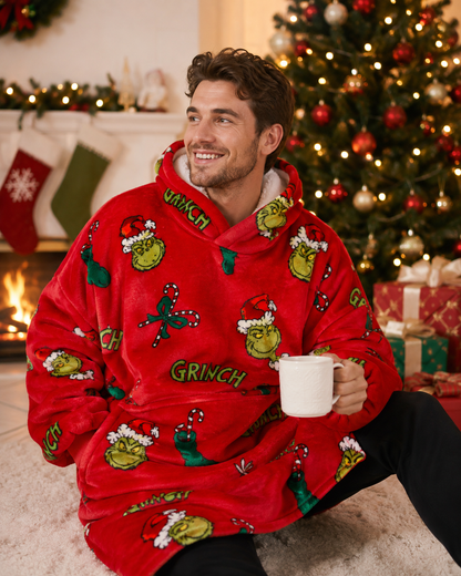 The Grinch Red Cozy Hoodie