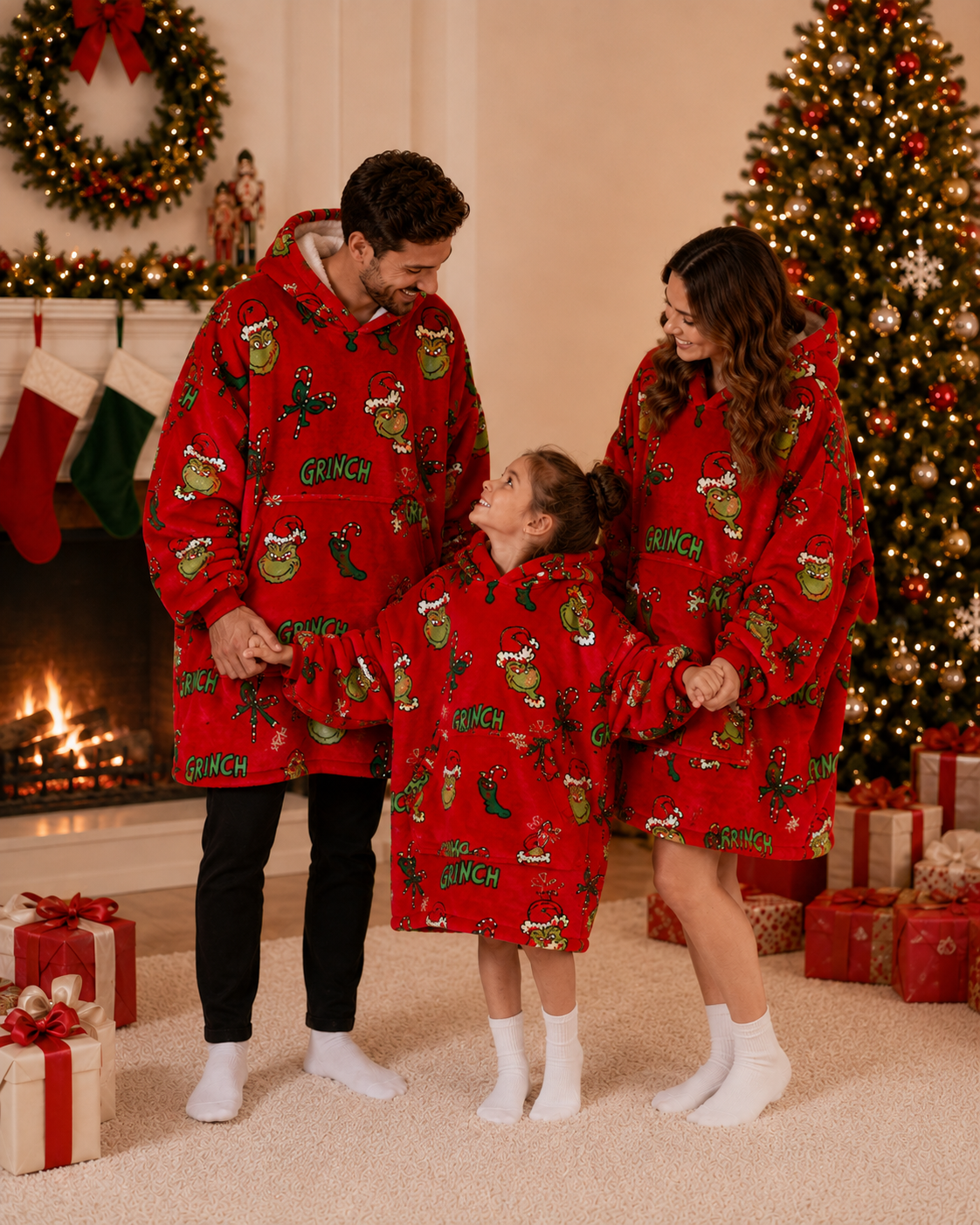 The Grinch Red Cozy Hoodie