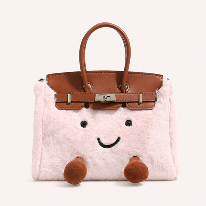 Fluffy Fox PInk-Jellycat Mini brikin  Bag