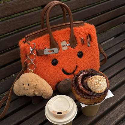 Fluffy Fox Orange-Jellycat Mini brikin  Bag