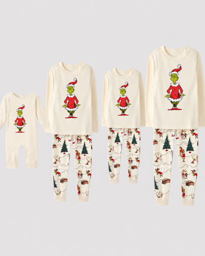 Grinch Cozy-Grinch Family Christmas Pajamas