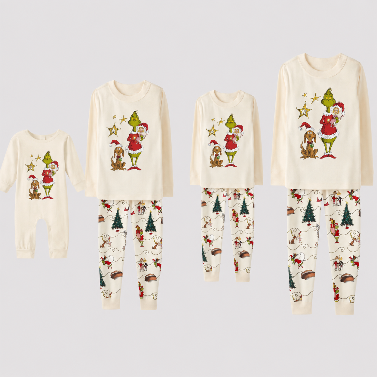 Holiday Mischief-Grinch Family Christmas Pajamas