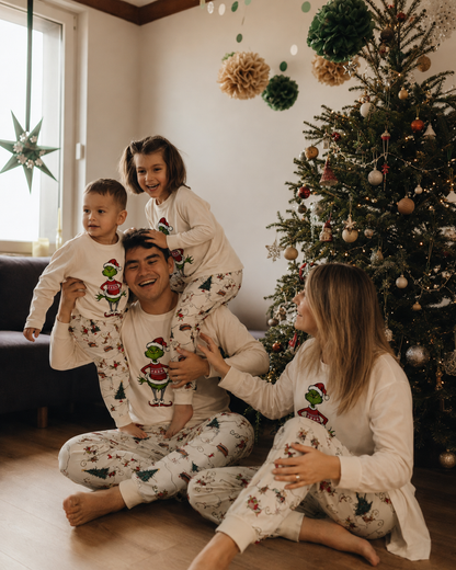 Snow Whisper-Grinch Family Christmas Pajamas