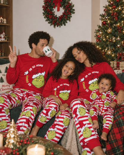 Merry Grinchmas-Family Matching Grinch Christmas Pajamas