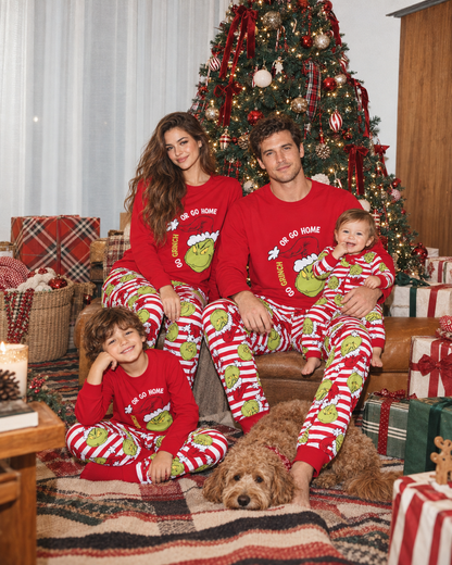 Merry Grinchmas-Family Matching Grinch Christmas Pajamas