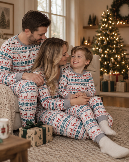 Snug Snow-Family Matching Christmas Pajamas