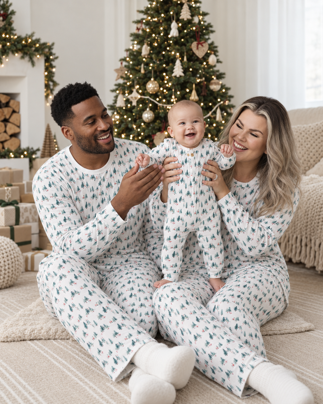 MEMORIES LEAFY-Family Christmas Pajamas