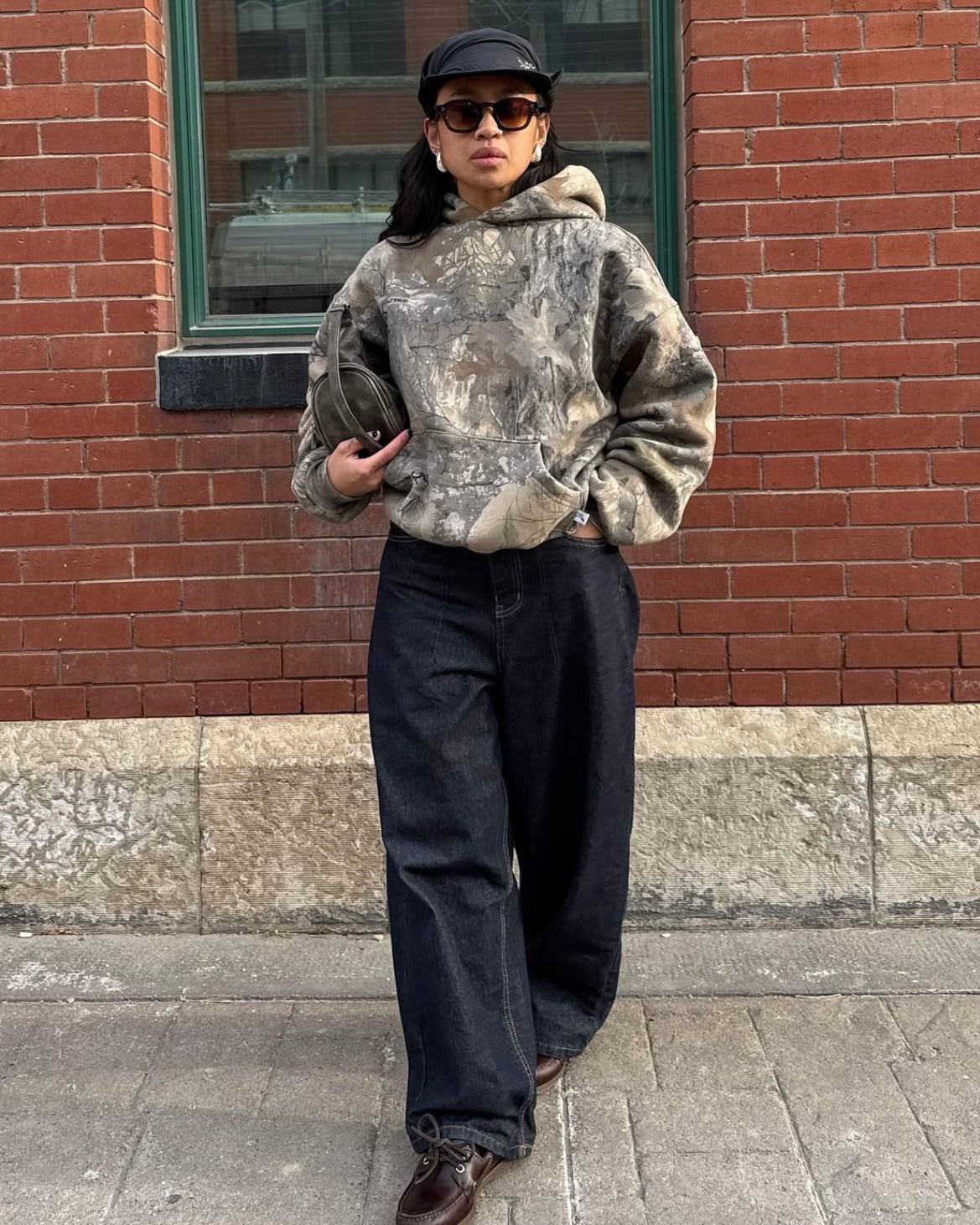 Rugged Camo Patterned Hoodie