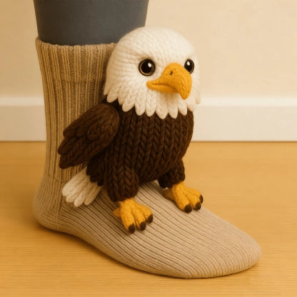 Christmas Socks - 3D Knit Animal Socks