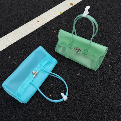 Horizontal Candy Color Jelly firkin bag