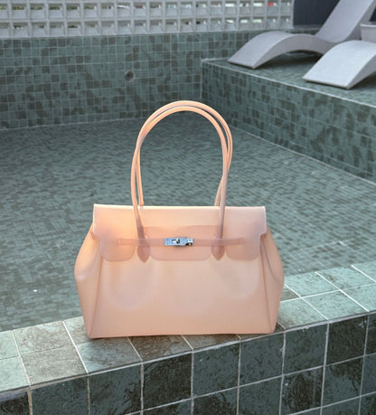Candy Color Jelly Firkin Tote bag