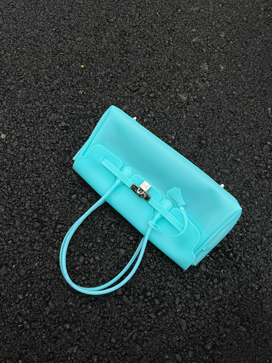 Horizontal Candy Color Jelly firkin bag