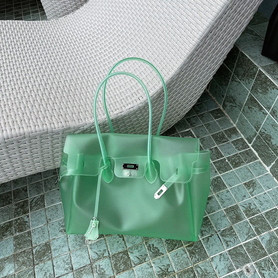 Candy Color Jelly Firkin Tote bag