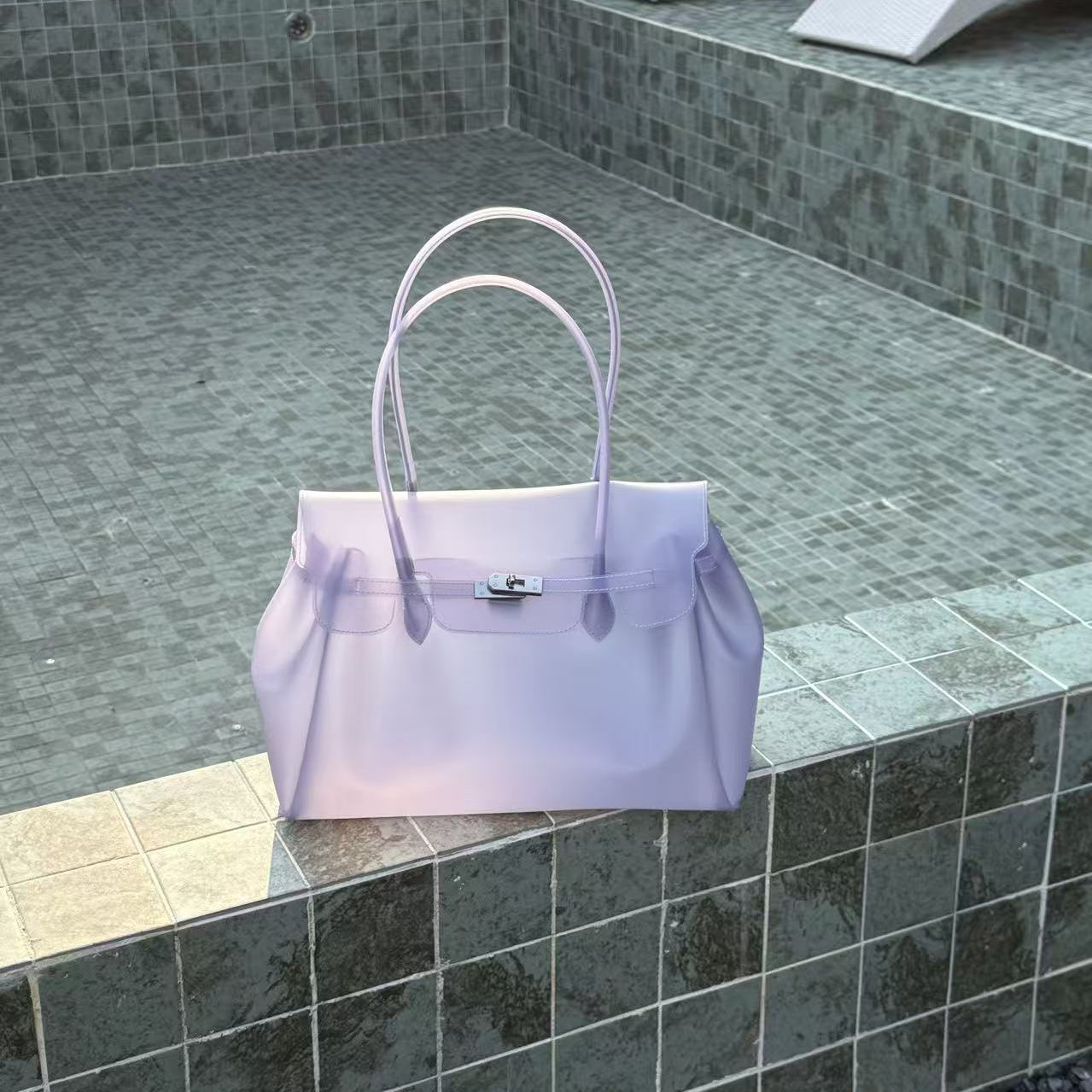Candy Color Jelly Firkin Tote bag