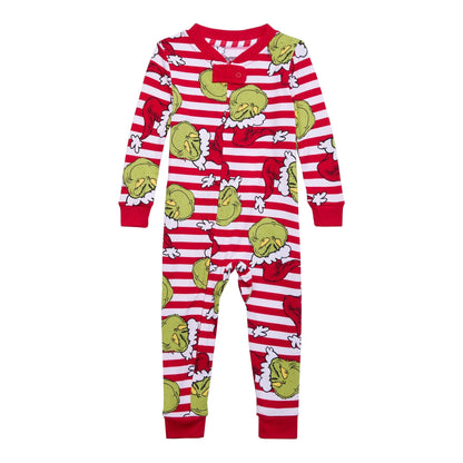 Merry Grinchmas-Family Matching Grinch Christmas Pajamas
