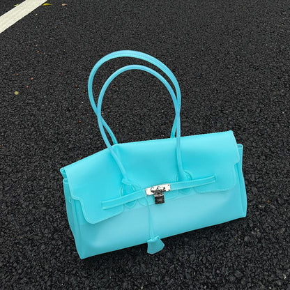 Horizontal Candy Color Jelly firkin bag