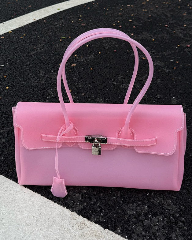Horizontal Candy Color Jelly firkin bag