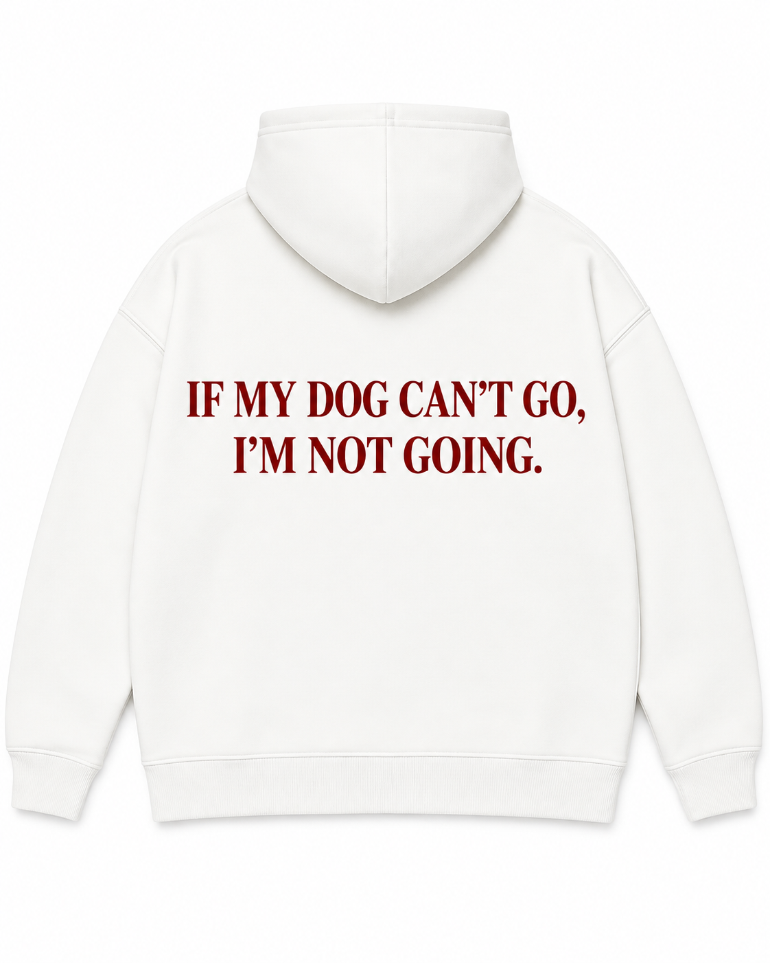 IF MY DOG CAN’T GO, I’M NOT GOING Hoodie