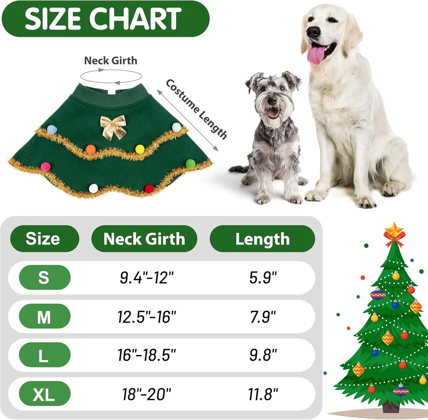 Puppy Christmas Cape Costume