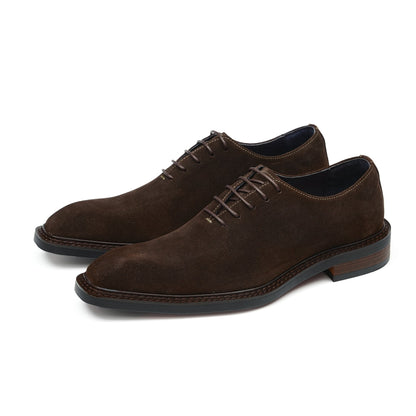 Men's Suede Oxford Shoes: Breathable Comfort & Artisanal Stitching Detailing