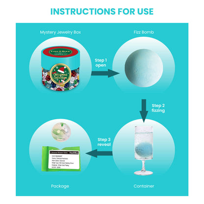 Fizz & Rizz by Yorkett Christmas Jewelry Mystery Box