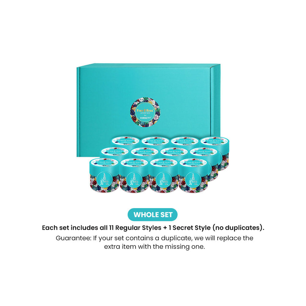 Jewelry Mystery Box with Amelia Collectible Themed Charms Chain Bracelet Adjustable Pendant