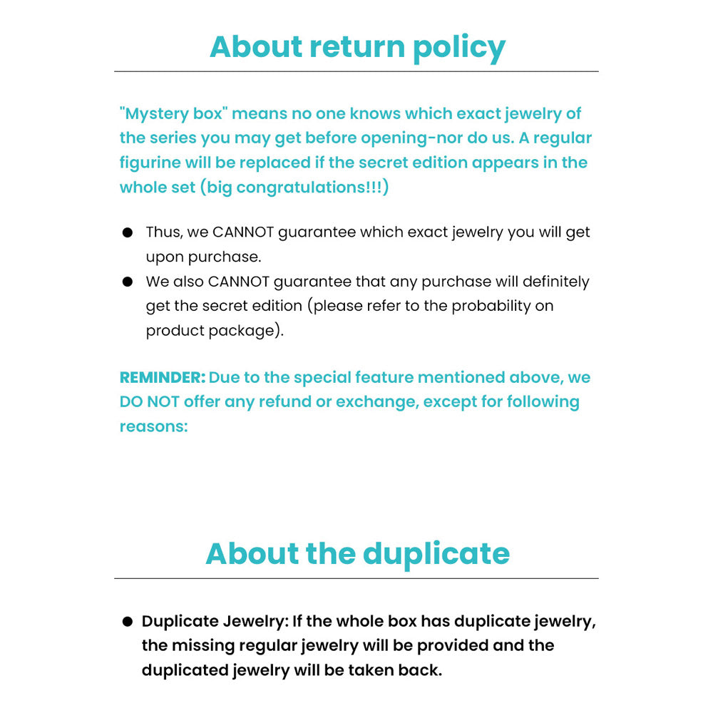 Jewelry Mystery Box with Amelia Collectible Themed Charms Chain Bracelet Adjustable Pendant