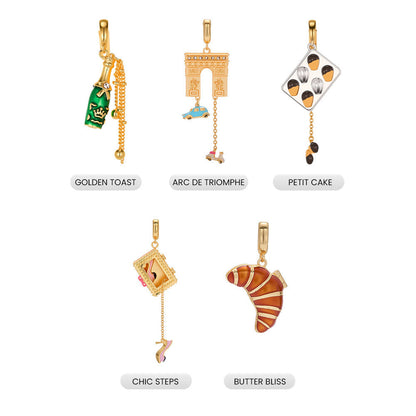 Jewelry Mystery Box with Amelia Collectible Themed Charms Chain Bracelet Adjustable Pendant