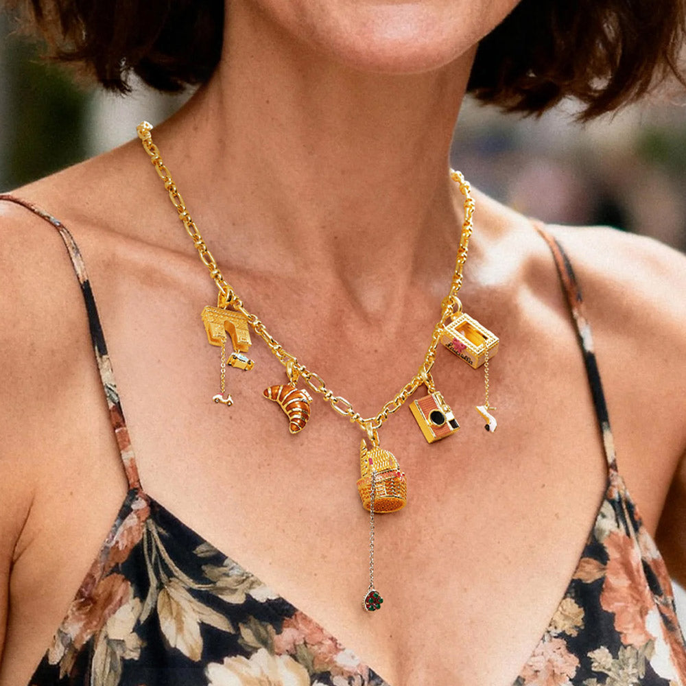 Jewelry Mystery Box with Amelia Collectible Themed Charms Chain Bracelet Adjustable Pendant