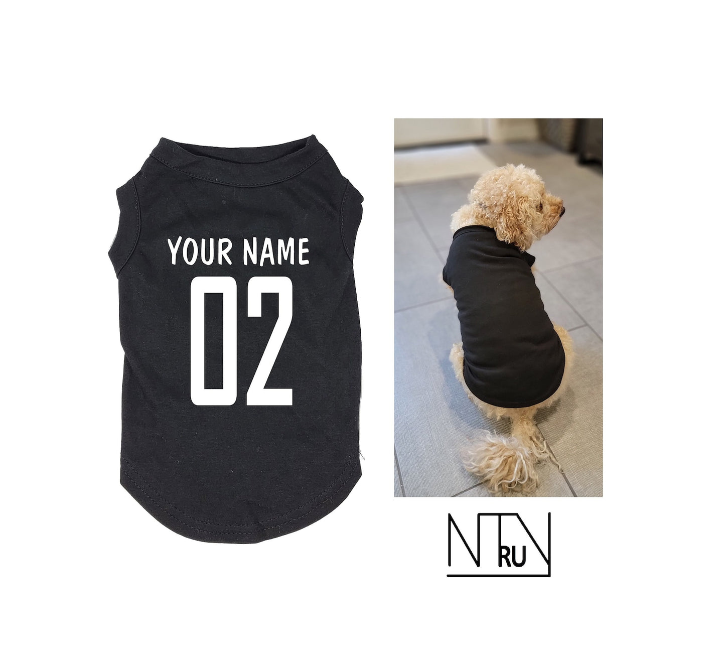 Custom Sports Dog Jersey - Personalized Dog Shirt with Name & Number - Team Dog Shirt, Football, Basketball, Soccer Fan Gift, Pet Jersey