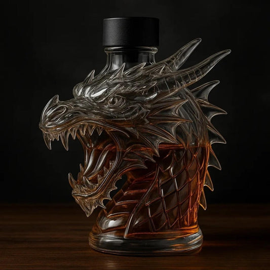 Dragon Whiskey Bourbon Decanter Bottle