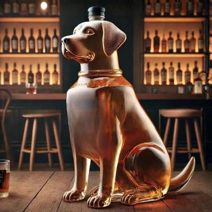 Labrador Retriever Whiskey Bourbon Decanter Bottle