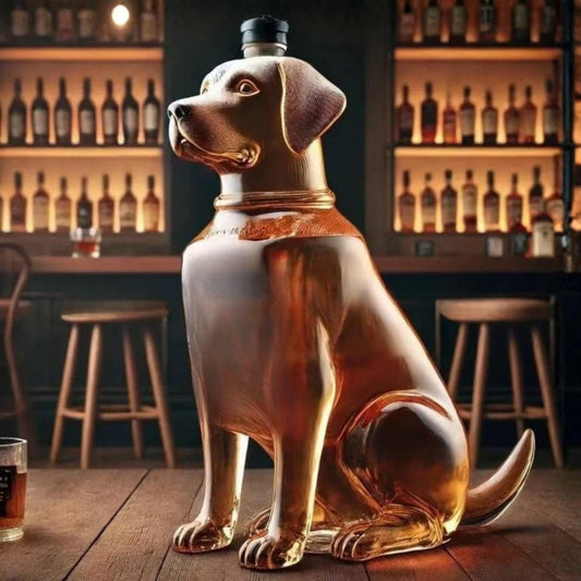 Labrador Retriever Whiskey Bourbon Decanter Bottle