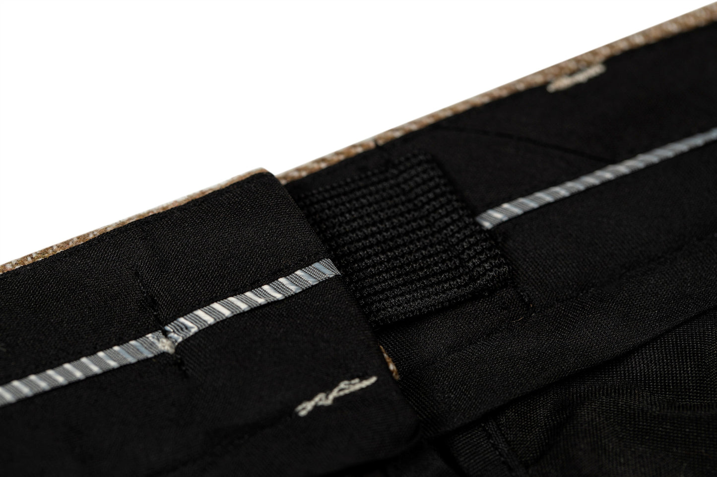 Men's Retro Suit Pants Herringbone Tweed Trousers