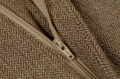 Men's Retro Suit Pants Herringbone Tweed Trousers