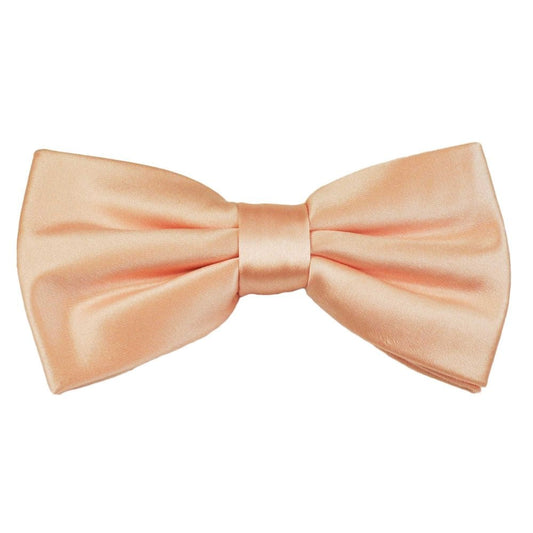 Plain Peach Bow Tie
