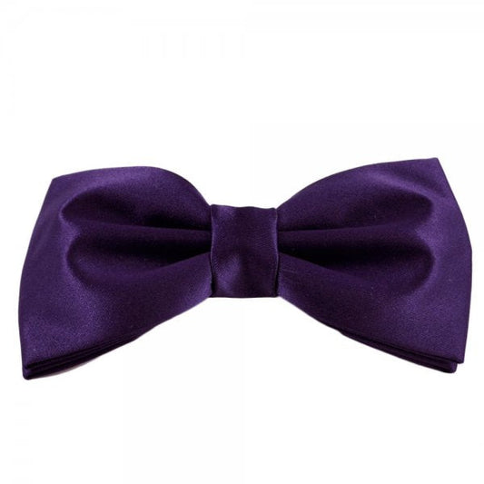 Plain Purple Bow Tie