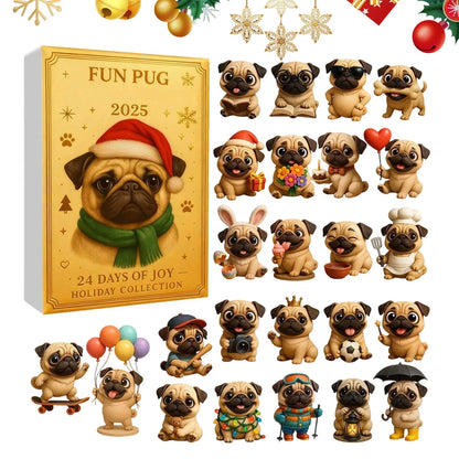 Funny French Bulldog Advent Calendar 2025, Fun French Bulldog Advent Calendar