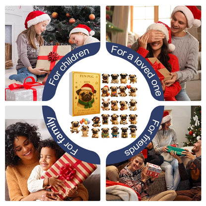 Funny French Bulldog Advent Calendar 2025, Fun French Bulldog Advent Calendar