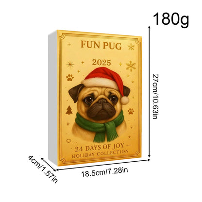 Funny French Bulldog Advent Calendar 2025, Fun French Bulldog Advent Calendar